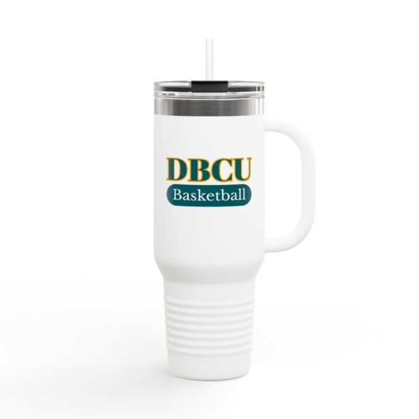 DBCU Basketball 40oz Insulated Travel Tumbler