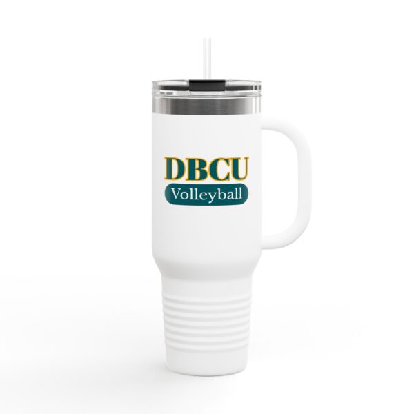 DBCU Volleyball 40oz Insulated Travel Mug