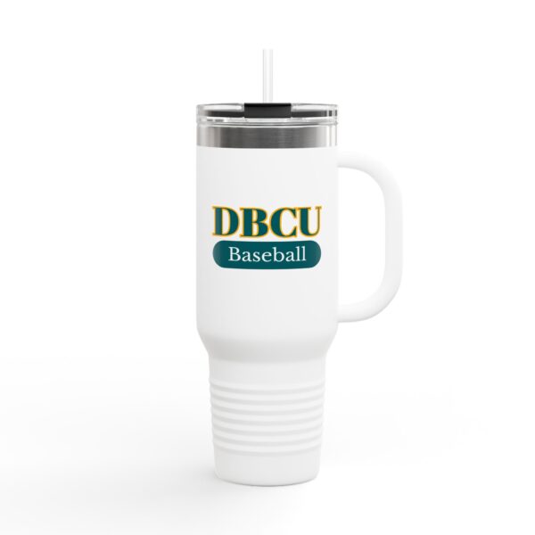 40oz Insulated Travel Mug — DBCU Baseball Logo Tumbler