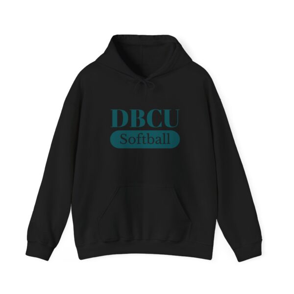 DBCU Softball Hoodie | Back Cross Logo, Athletic Team Pullover