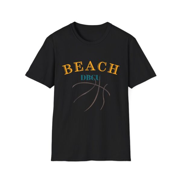 Beach Basketball T-Shirt — 'BEACH DBCU' Retro Hoop Graphic