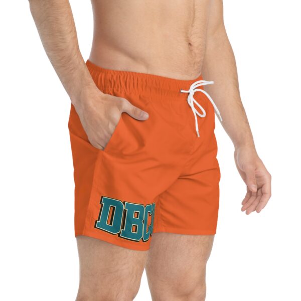 DBCU Swim Trunks — Orange Beach Shorts with DBCU Logo